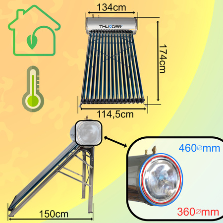 Tlakový kolektor se zásobníkem THUNDER 150 L
