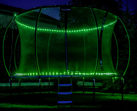 LED osvětlení na trampolínu THUNDER 8FT